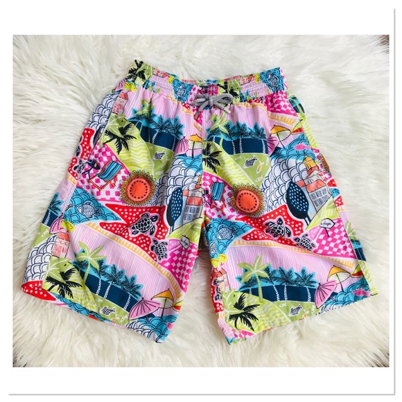 Vilebrequin Other - Vilebrequin Saint Tropez Coquelicot Swim Shorts